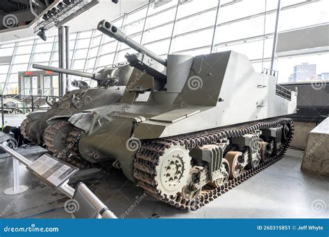 Exhibits of Tanks and Artillery Inside the Canadian War Museum in ...