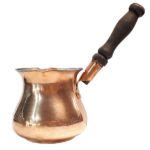 Turkish Copper Coffee Pot Traditional Cezve / Ibrik Soroush - ShopiPersia
