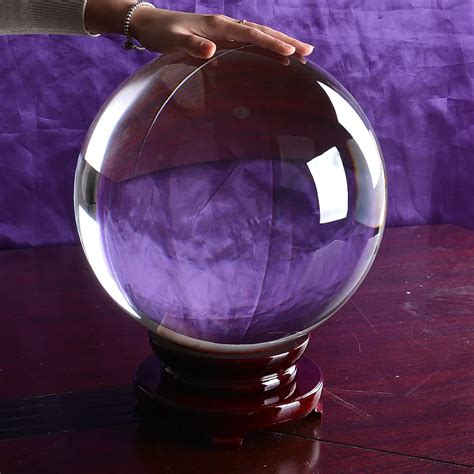 Stock In USA Warehouse Huge Quartz Crystal Ball 400mm Sphere Table ...