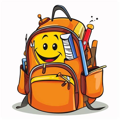 clipart school backpack fun - Clip Art Library