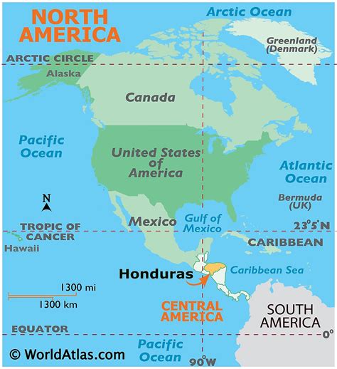 Mapas de Honduras - Atlas del Mundo