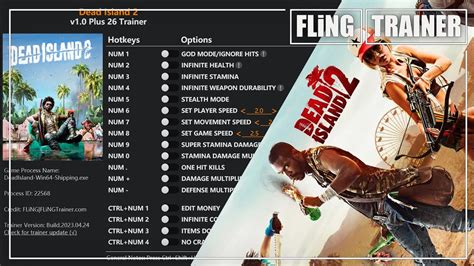 Dead Island 2 v1.0 Plus 26 Trainer-FLiNG | FLiNGTRAiNER - YouTube