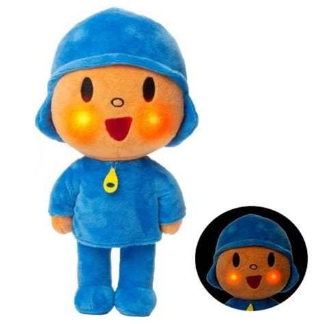 Let's Go Pocoyo Night Light up Plush Doll Childrens TV Show Character Mighty Mojo, 1 unit ...