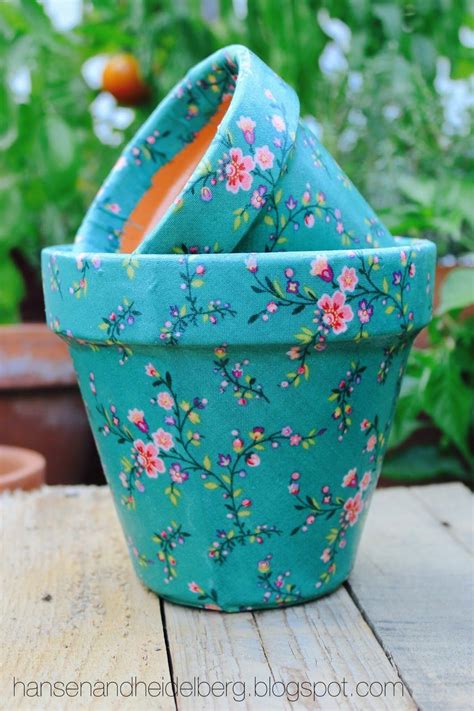 DIY Blumentöpfe (günstige und saubere Lösung für die Gartenarbeit) | Decorated flower pots ...