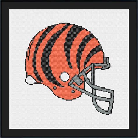 Cincinnati Bengals Football Helmet Instant by AwesomeStitch