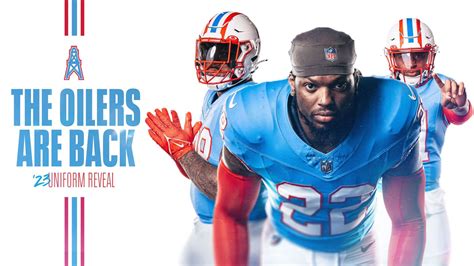 Tennessee Titans Unveil Houston Oilers Throwback Uniforms – SportsLogos.Net News