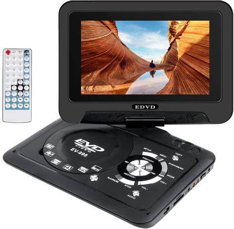 HDMI Portable DVD Player Free All Region Support ， SD Card USB Hard Disk Drive DVD Input with 9 ...