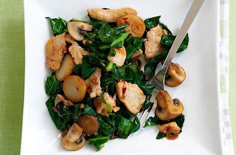 Spring greens and chicken stir-fry | Tesco Real Food