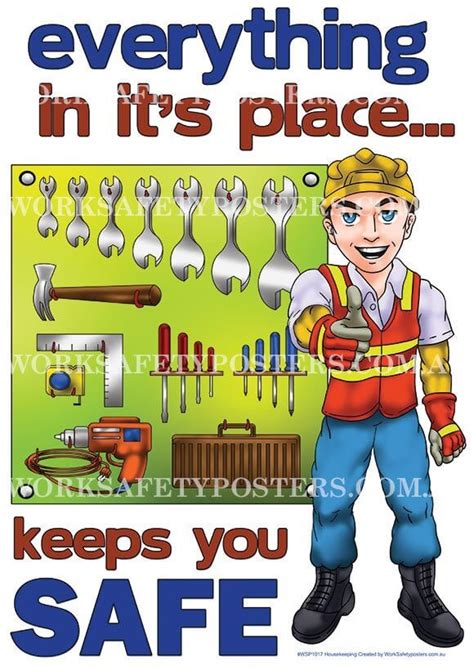 Neat and Tidy Workplace Safety Posters - Safety Posters Australia