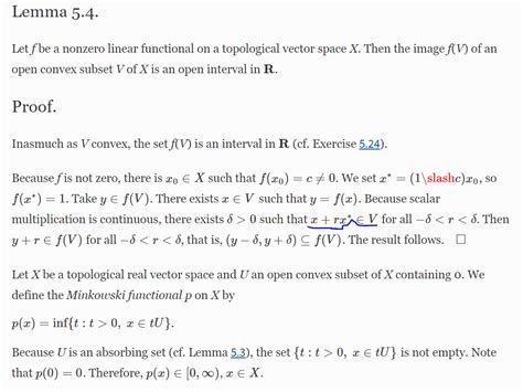 functional analysis - geometric Hahn-Banach theorem - Mathematics Stack Exchange