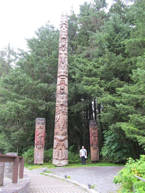 Totem poles in the Alaskan National Historical Park in Sitka Alaska | Sitka alaska, Ketchikan ...