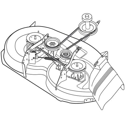 Craftsman 42 Inch Mower Deck Diagram - Outside Gear