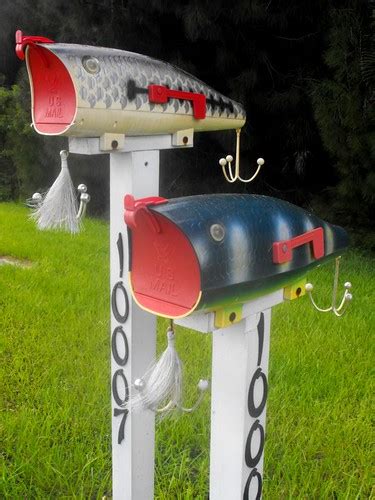 Fishy Mailboxes | This was too amusing to drive by without t… | Flickr