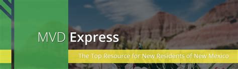 MVD Express: The Top Resource for New Residents of New Mexico | MVD Express