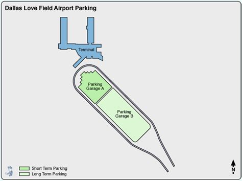 Love Field Airport Map