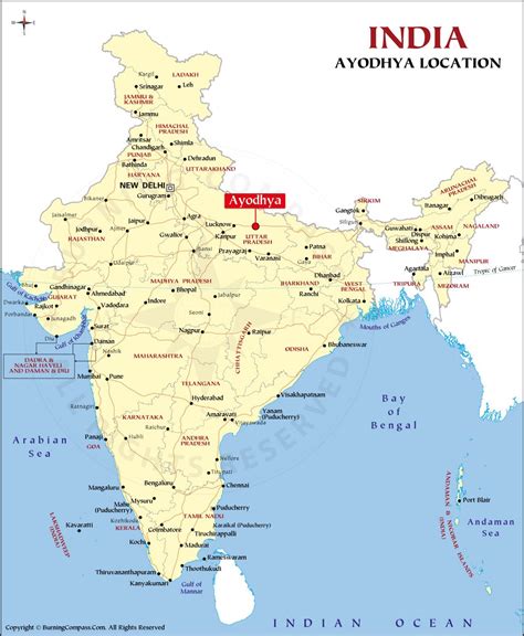 Ayodhya Location In India Map United States Map | sexiezpix Web Porn