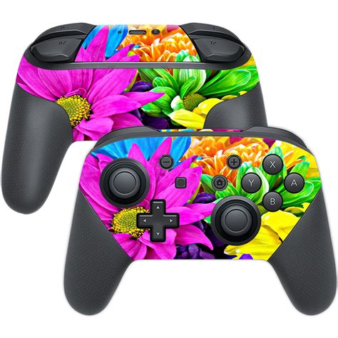 Skin Decal Wrap for Nintendo Switch Pro Controller sticker Color Swirls ...