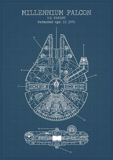 Millennium Falcon Blueprints