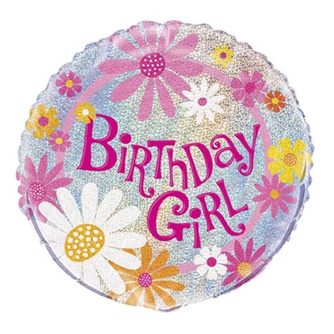 Large Birthday Girl Foil Balloon | Hobbycraft