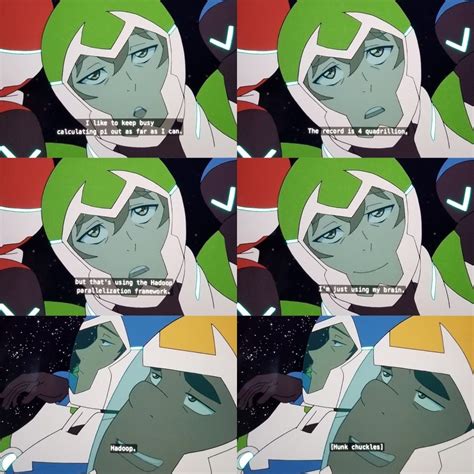 Pidge is so so smart Form Voltron, Voltron Ships, Voltron Klance, Voltron Memes, Voltron Fanart ...