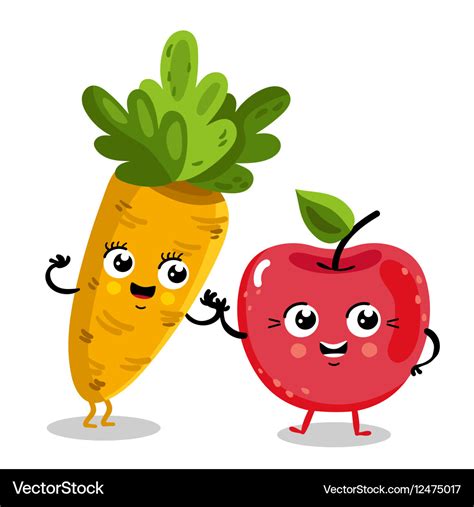 Fruit And Vegetable Cartoon Characters – NBKomputer