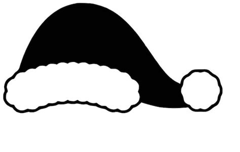 Santa Hat SVG Cutting File - Etsy