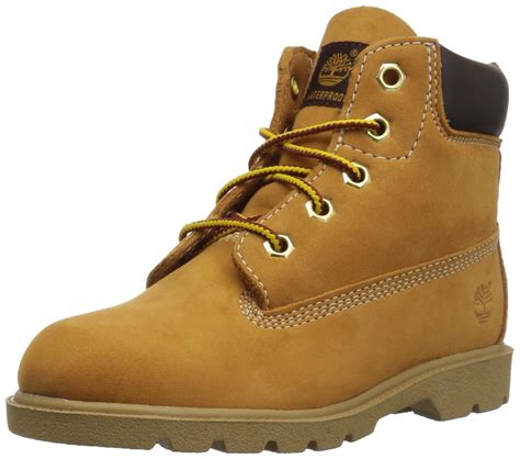 Timberland UnisexKids 6 in Classic Ankle Boot Wheat 13 Medium US Little Kid Timberland Premium ...