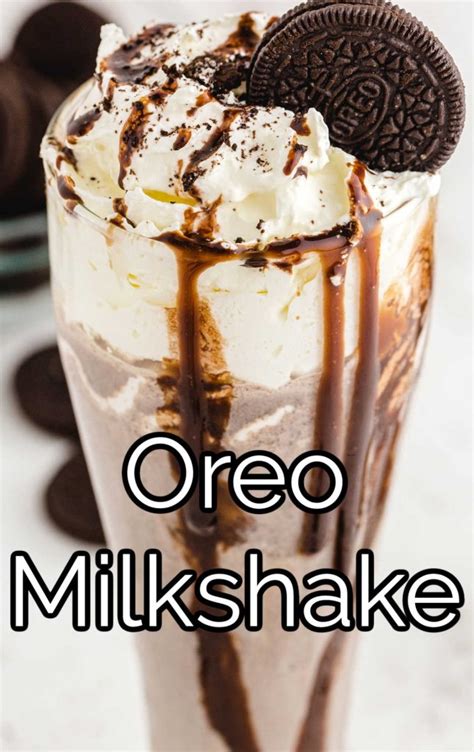 Oreo Milkshake - Pass the Dessert