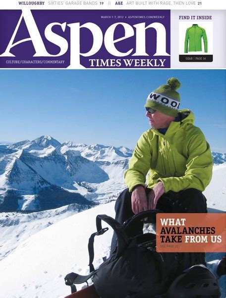 Aspen Times Weekly cover story: What avalanches take from us ...