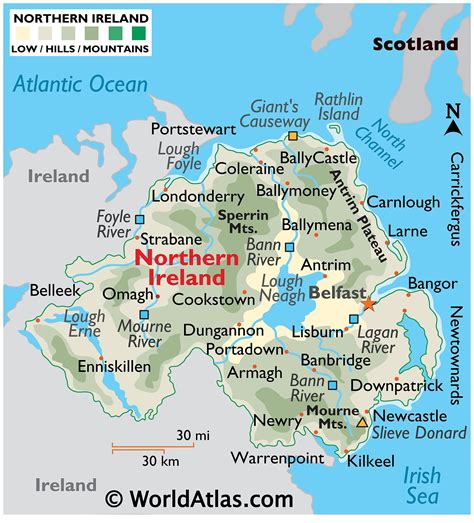 Giant Causeway Northern Ireland Map | Bruin Blog