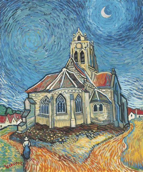 The Church at Auvers in the Style of Vincent Van Gogh | John Myatt | Castle Fine Art