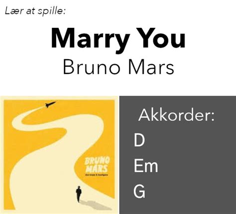 Bruno Mars - Marry You - GuitarTid.dk