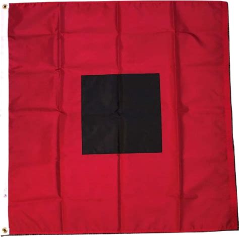 Amazon.com : Hurricane Warning Storm Signal Flag Nylon 3 ft. x 3 ft. : Outdoor Flags : Patio ...