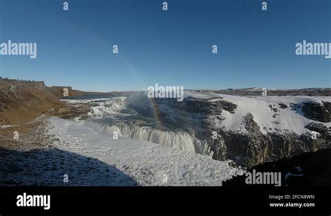 Gullfoss waterfall rainbow Stock Videos & Footage - HD and 4K Video Clips - Alamy