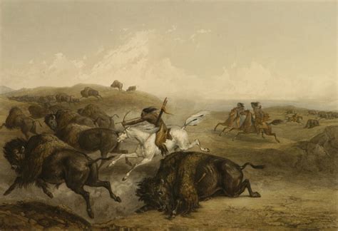 Indians Hunting the Bison - Warner Foundation