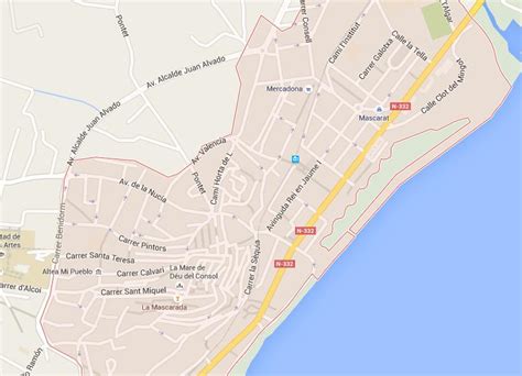 Map of Altea