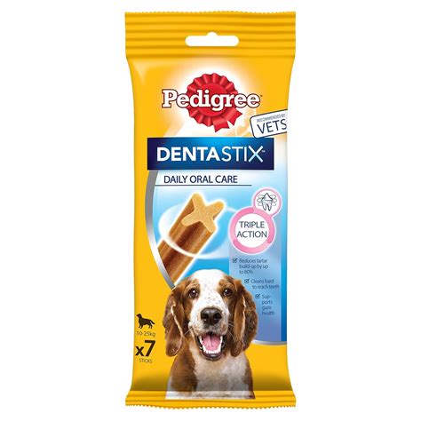 Pedigree Dentastix - Daily Dental Care Chews, Medium Dog Treats from 10 ...