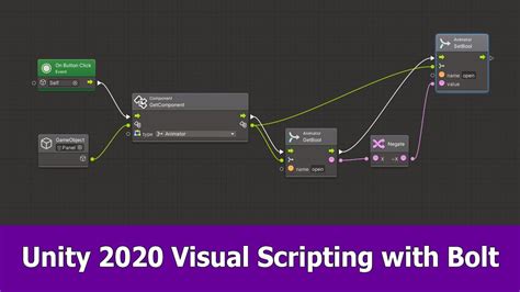 Unity 2020 Visual Scripting Tutorial with Bolt - YouTube