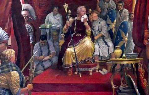 Painting of Caesar in Roman Empire