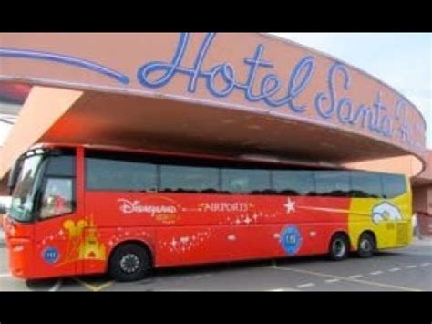 Disney shuttle bus ride from Disneyland Paris to Santa Fe Hotel - YouTube