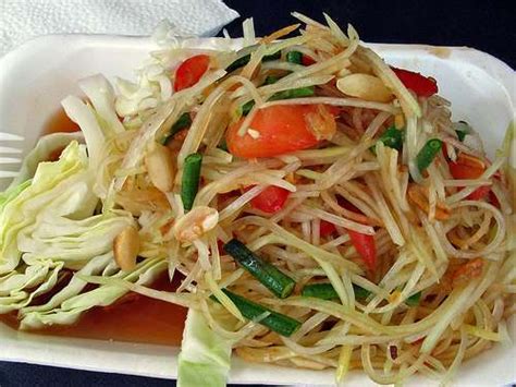 Green papaya salad - Recipe Petitchef