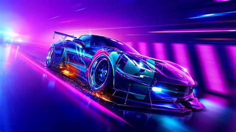 HD wallpaper: car, neon, Chevrolet Corvette, race cars | Wallpaper Flare