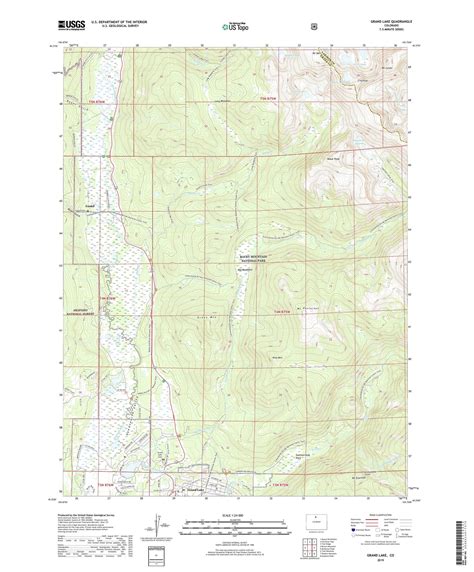 Grand Lake Colorado US Topo Map – MyTopo Map Store