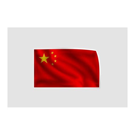 China Waving Flag - DecalsHouse