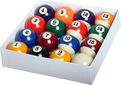 Billiard Ball Set Standard Size 2-1/4" Brand New Empire USA ...