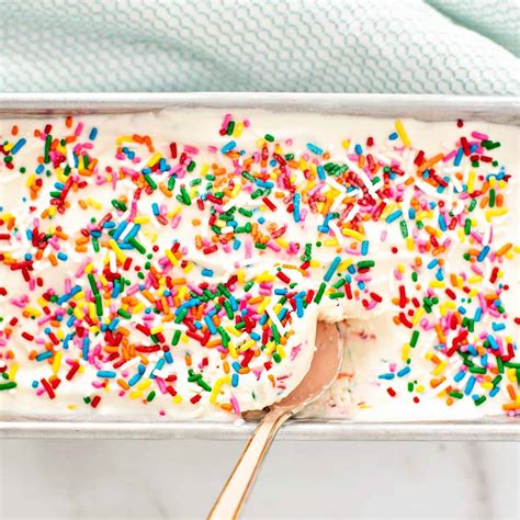 Sprinkles No Churn Ice Cream