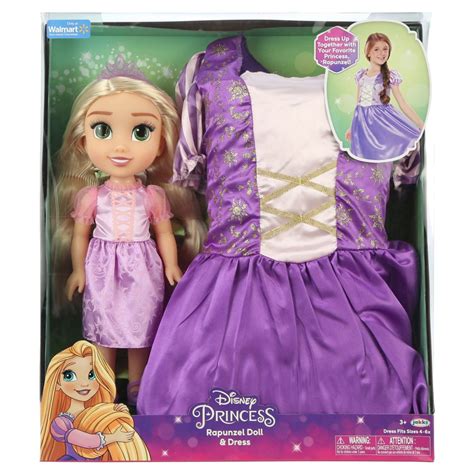 Disney Princess My Friend Rapunzel Doll with Child Size Dress Gift Set - Walmart.com - Walmart.com