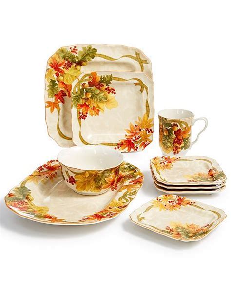 222 Fifth Holiday Autumn Celebration Collection & Reviews - Dinnerware - Dining - Macy's | 222 ...