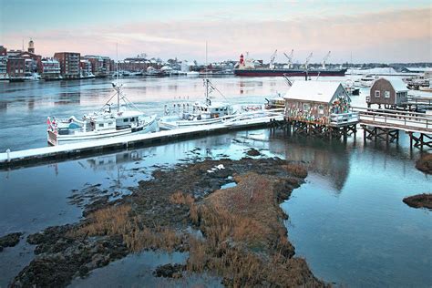 Winter Morning in Portsmouth Harbor Photograph by Eric Gendron - Fine ...