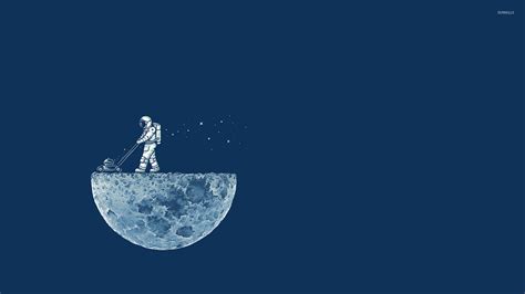 Astronaut on the Moon Wallpaper - WallpaperSafari